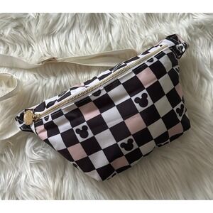 Mickey Mouse Checkerboard Fanny Waist Pack Little B Hawaii Disney